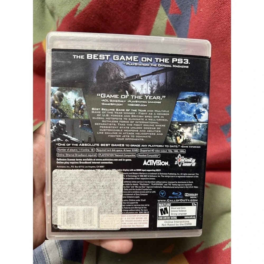 Call of Duty 4: Modern Warfare PS3 (Sony PlayStation 3, 2007) CIB